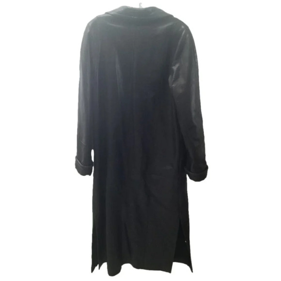 Bod  & Christensen Couture Black Long Leather Coat S - Picture 2 of 13